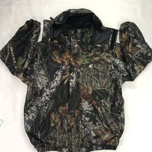 MOSSY OAK RAINTAMER SZ. M MEN CAMO HUNTING JACKET